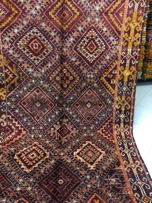 Antique Berber Zemmour Rug 3m76 x 1m90