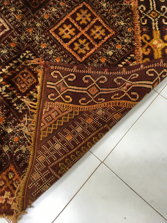 Image 1 of Antique Berber Zemmour Rug 3m76 x 1m90