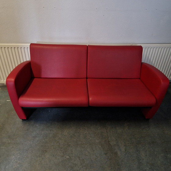 Image 1 of Kembo Red Two-Seater Bench Bench