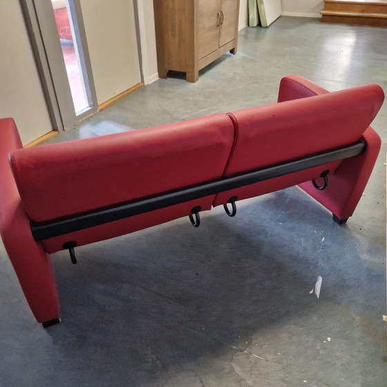 Image 1 of Kembo Red Two-Seater Bench Bench