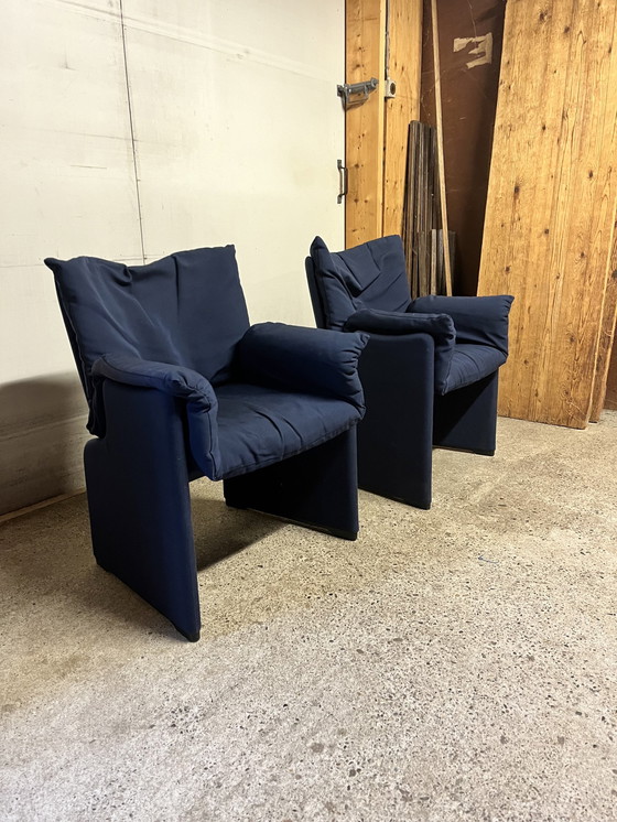 Image 1 of 4x Cassina Palmaria chair