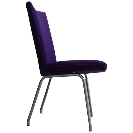Image 1 of Sedia vintage in tessuto viola di Hans J. Wegner, Danimarca 1960