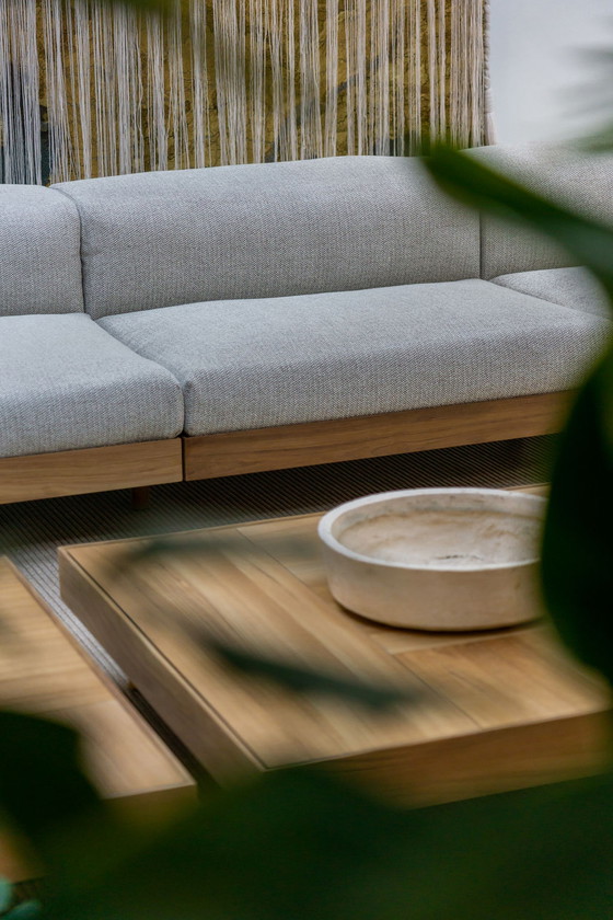 Image 1 of Kasbah Living Divani sofa with teak wood coffee table