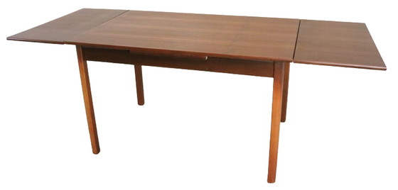 Image 1 of Rectangular extendable dining table 'Emmering' vintage