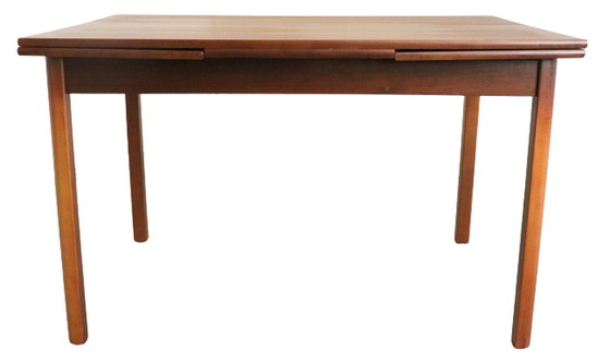 Image 1 of Rectangular extendable dining table 'Emmering' vintage