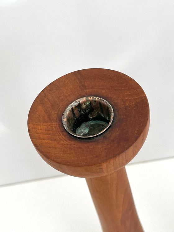 Image 1 of 3x chandelier vintage en teck