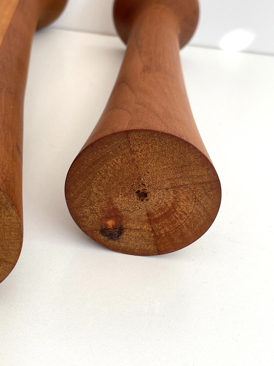 Image 1 of 3x candelieri vintage in teak