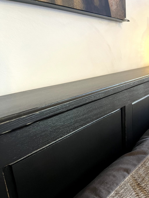 Black Wooden Headboard