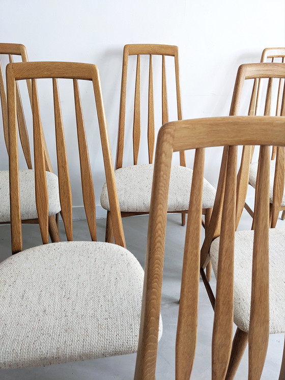 Image 1 of 6x 'Eva' Dining Chairs by Niels Koefoed for Hornslet 1960's