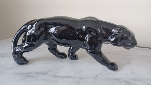 Art Deco ceramic Panther