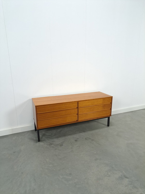 Image 1 of Chest of drawers with steel legs, TV furniture