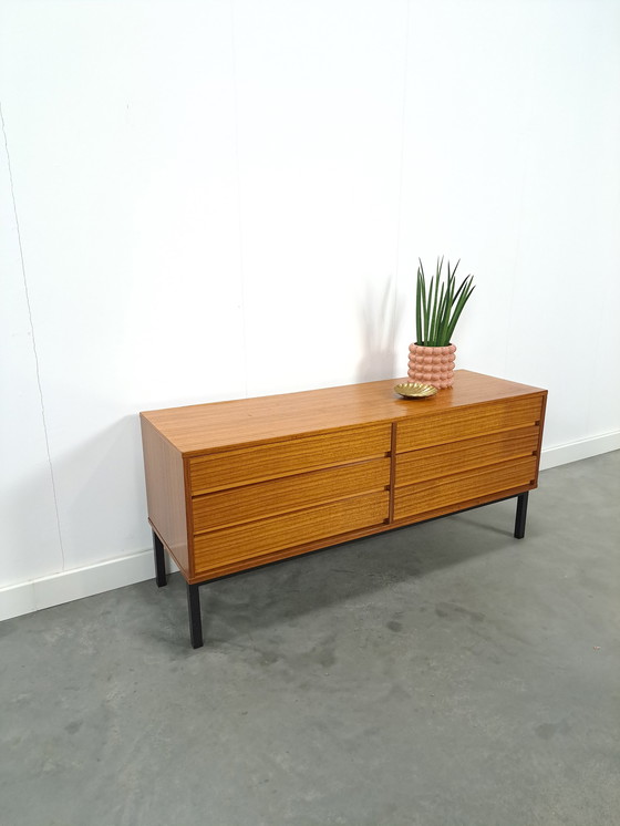 Image 1 of Chest of drawers with steel legs, TV furniture