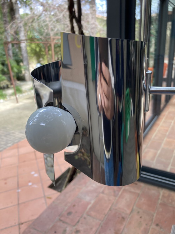 Image 1 of Lámpara de pared de metal Suspensión Plus, cromo, años 70