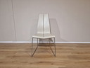 4x Montis Ivy Dining Chairs Cream Leather Design