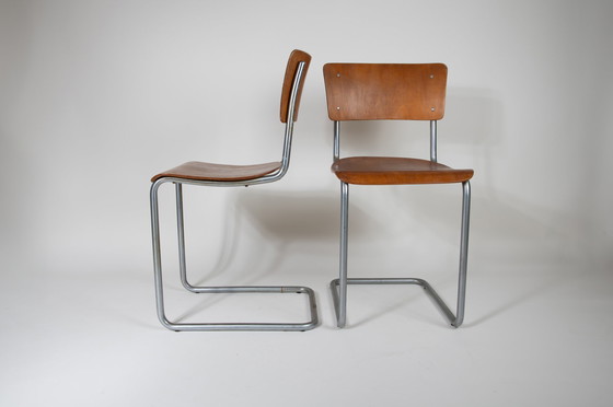 Image 1 of 4 x Gispen no.108 chairs