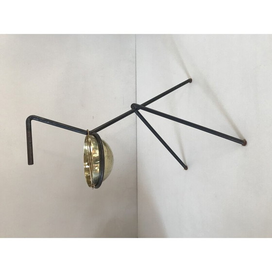 Image 1 of Posacenere vintage, forma zoomorfa, metallo e ottone, 1950