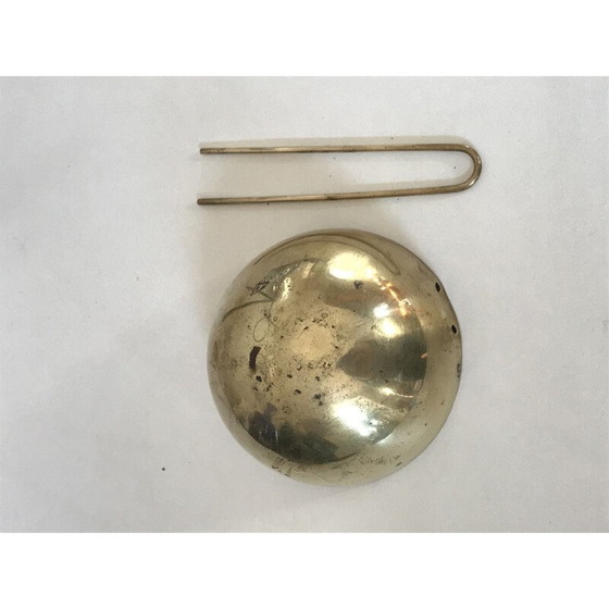 Image 1 of Posacenere vintage, forma zoomorfa, metallo e ottone, 1950