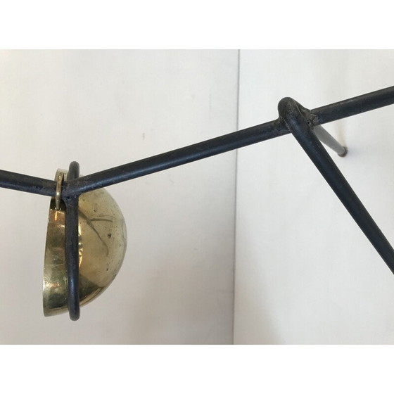 Image 1 of Posacenere vintage, forma zoomorfa, metallo e ottone, 1950