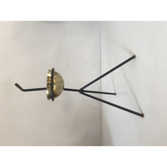 Image 1 of Posacenere vintage, forma zoomorfa, metallo e ottone, 1950