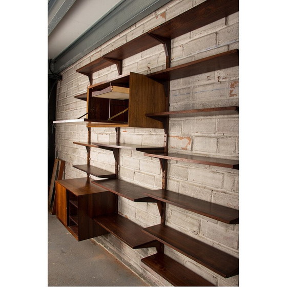 Image 1 of Rosewood wall unit by Poul Cadovius for Cado, Denmark 1960