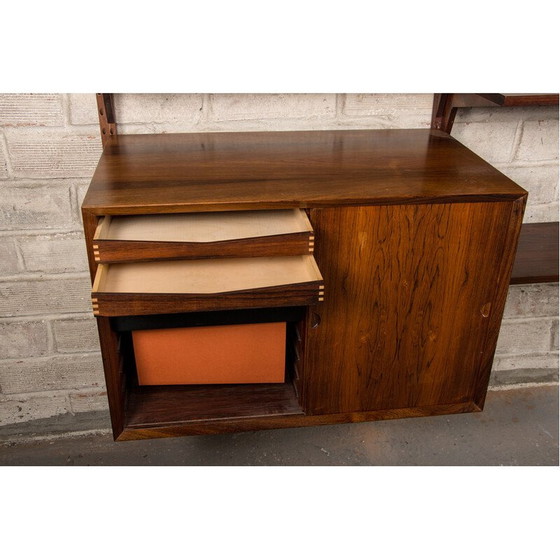 Image 1 of Rosewood wall unit by Poul Cadovius for Cado, Denmark 1960