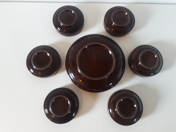 Image 1 of 70's ceramic tapas set bowls