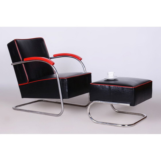 Image 1 of Vintage Bauhaus steel armchair for Mücke-Melder, Czechoslovakia 1930