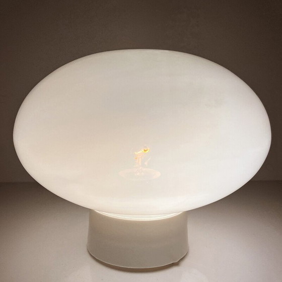 Image 1 of Vintage Space Age wall lamp in milky glass and plastic for Elektrosvit Nové Zámky, Czechoslovakia 1960