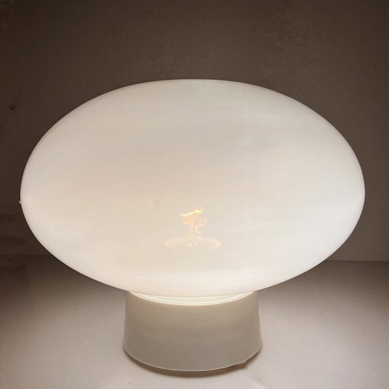 Image 1 of Vintage Space Age wall lamp in milky glass and plastic for Elektrosvit Nové Zámky, Czechoslovakia 1960