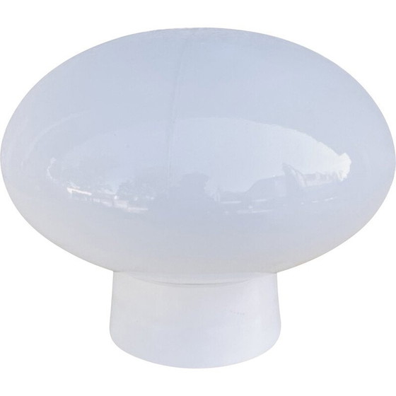 Image 1 of Vintage Space Age wall lamp in milky glass and plastic for Elektrosvit Nové Zámky, Czechoslovakia 1960
