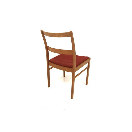 Image 1 of Set of 4 vintage oak chairs, Sweden 1960