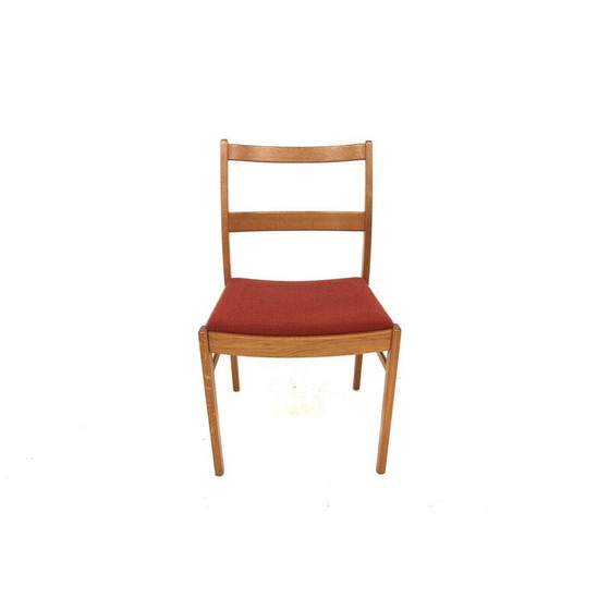 Image 1 of Set of 4 vintage oak chairs, Sweden 1960
