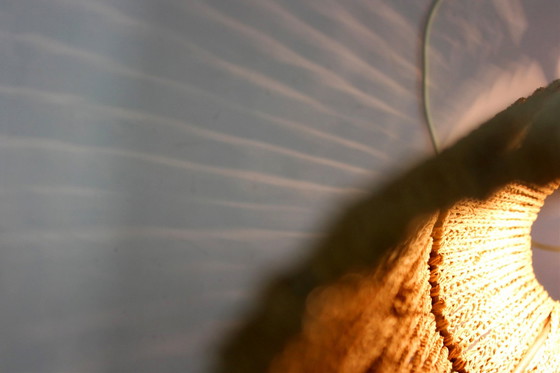 Image 1 of Space Age Rocket Floor Lamp With A Braided String, Former Czechoslovakia, 1960S