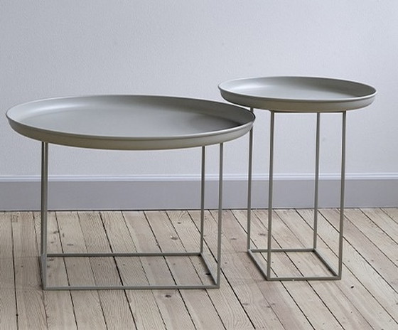 Image 1 of Norr11 Side Tables Duke Table Small and Medium - Pebble Stone