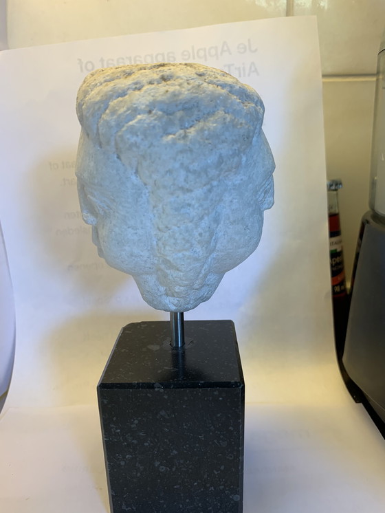 Image 1 of Marble Head on Pedestal