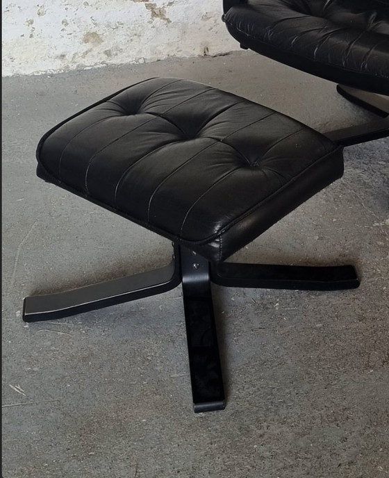 Image 1 of Mid Century Danish Unico Armchair / Lounge Swivel Chair