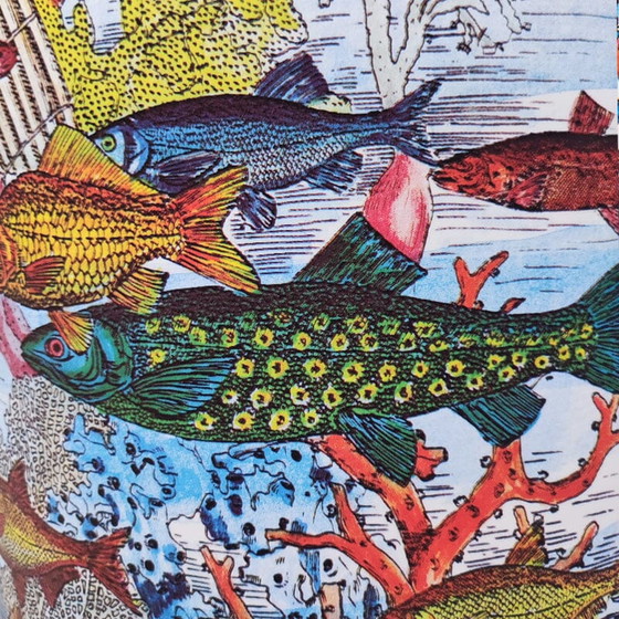 Image 1 of Lampada da terra vintage "Acquario" di Piero Fornasetti per Antonangeli