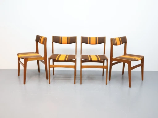 Set Of 4 Danish Chairs