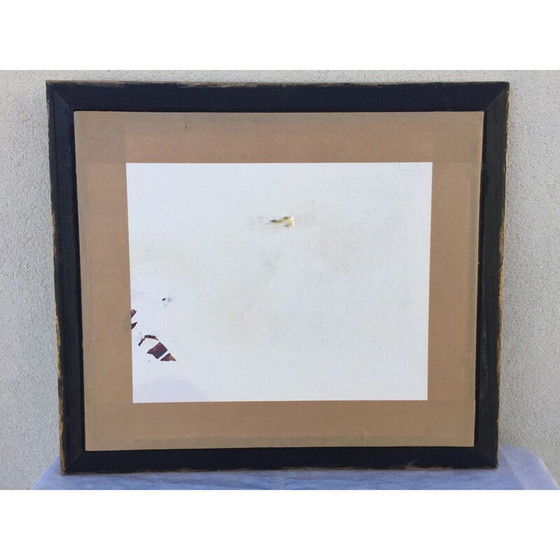 Image 1 of Dipinto d'epoca con cornice in legno dorato, Francia