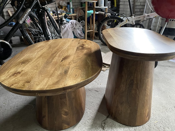 Image 1 of 2x table basse Stockholm Mango Walnut