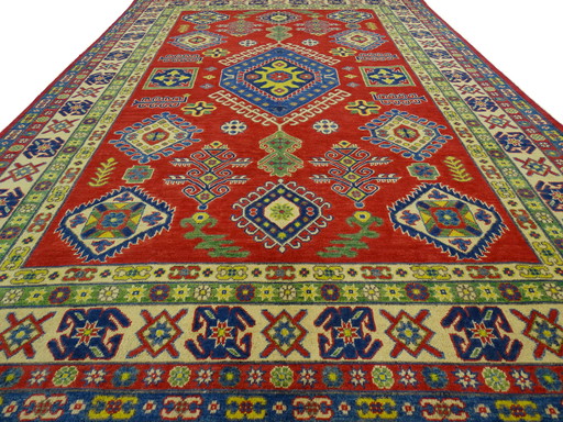 Kazak - 302 x 200 cm - Tapis noué à la main