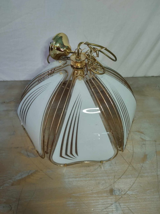 Image 1 of Hollywood Regency Ceiling Lamp