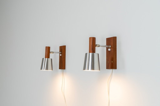 Pair Of Mid-Century “Silva” Wall Lights By Lyfa (Denmark, 1960S).