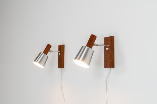 Pair Of Mid-Century “Silva” Wall Lights By Lyfa (Denmark, 1960S).