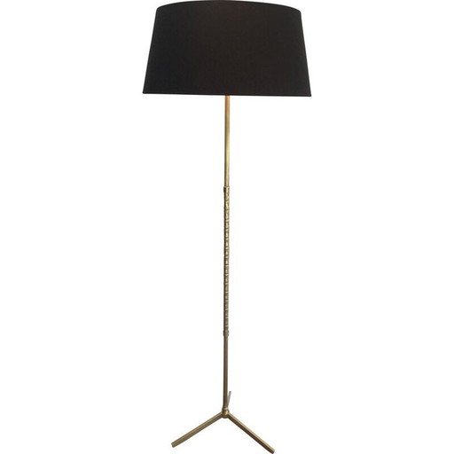 Vintage brass floor lamp, 1970