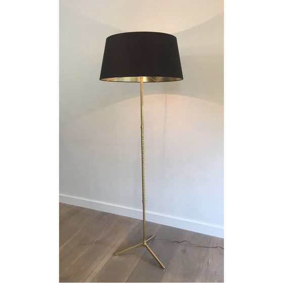 Image 1 of Lampada da terra vintage in ottone, 1970