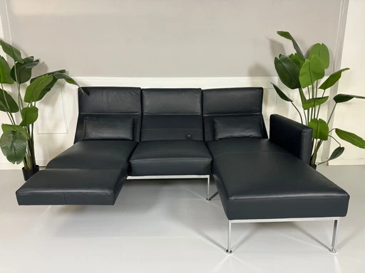 Brühl Roro Spring sofa sleeping function leather exhibition piece