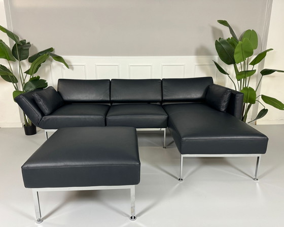 Image 1 of Brühl Roro Spring sofa sleeping function leather exhibition piece