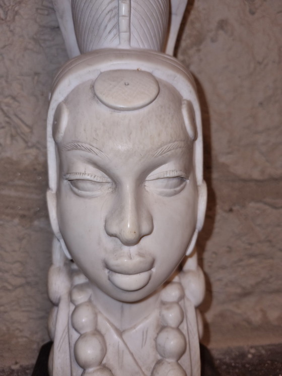 Image 1 of Enorme statua africana in Congo Belga