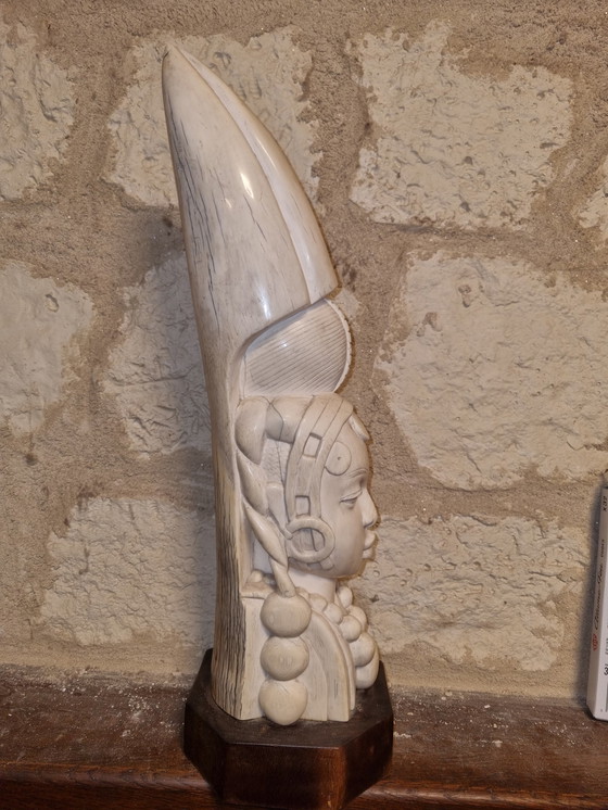 Image 1 of Enorme statua africana in Congo Belga